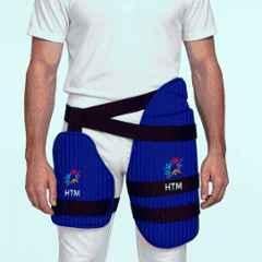 HTM Royal Blue Thigh Guard Thigh Pad , Protection Equipment for Cricket Players Cricket Thigh Guard (Blue)