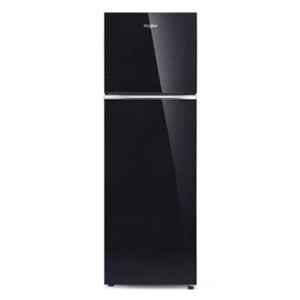 Whirlpool 235 Litre 2 Star Crystal Black Glass Finish Frost Free Double Door Refrigerator, WP-278GD