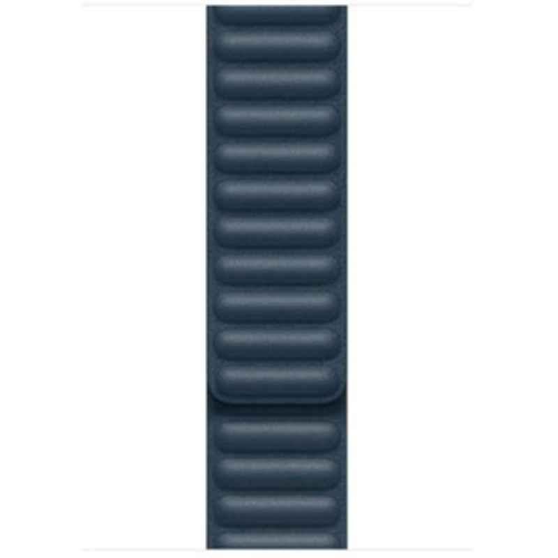 Apple 14S 44mm Leather Baltic Blue Link, MY9K2ZE/A