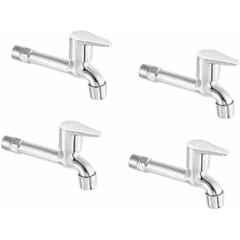 IRIS Slite Brass Chrome Finish Long Body Bib Cock (Pack of 4)
