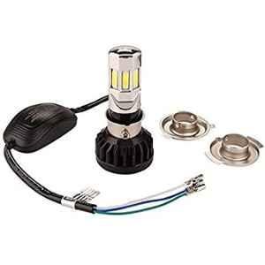 AOW Universal RTD M6 (Super Bright) Led Headlight with Fan for Bullet Electra Delux (12V / 35W)