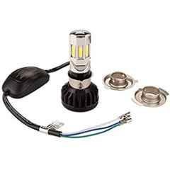 AOW Universal RTD M6 (Super Bright) Led Headlight with Fan for Bullet Electra Delux (12V / 35W)