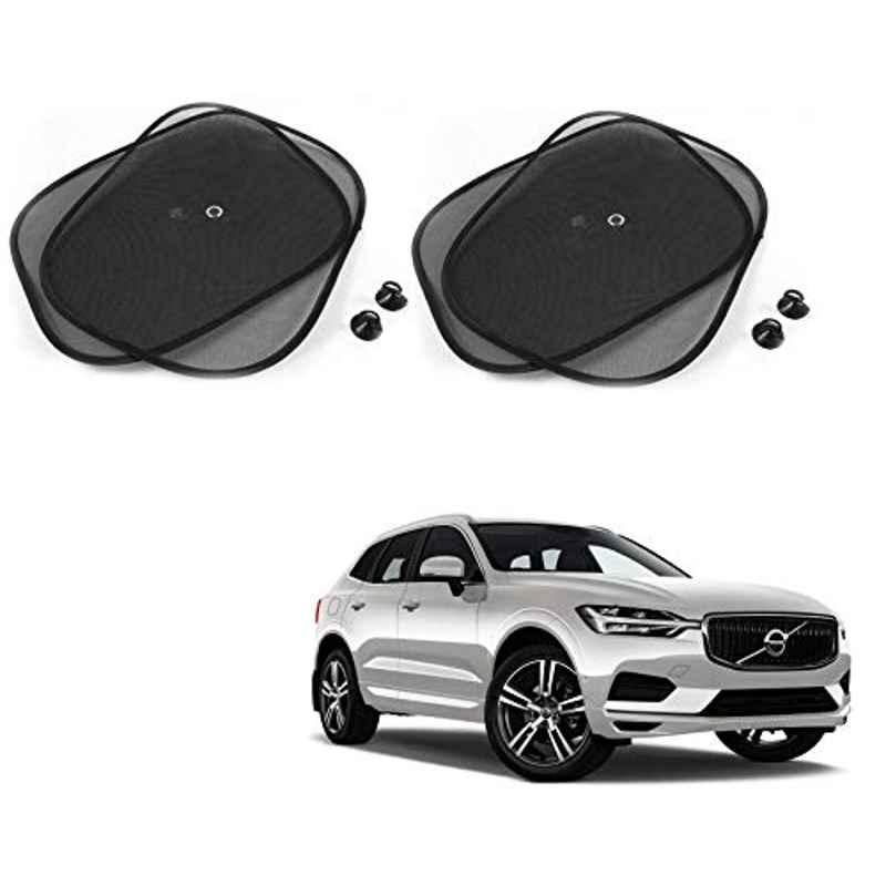 Kozdiko 4 Pcs Black Chipokoo Car Window Sunshade Curtain Set for Volvo XC60, koz_78938