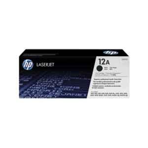 HP 12A Black Original LaserJet Toner Cartridge, Q2612A