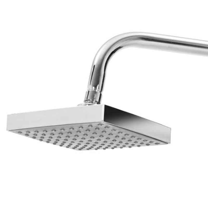 Pebble 6 inch Stainless Steel Glossy Chrome Finish Overhead Shower without Arm, PEBL5-Big
