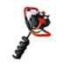 Rockstar 52CC Heavy Duty Petrol Engine Earth Auger with 6 inch Bit