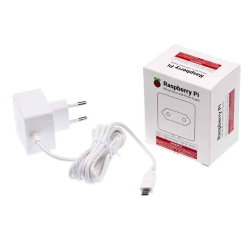 Raspberry Pi 1.27W 5.1V Micro USB Power Adapter for 3B/3B+, TIFPS0037
