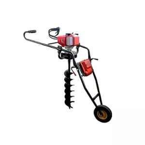 Shwarya 63CC Iron & Plastic Wheel Type Earth Auger without Drill Bit, 1190799