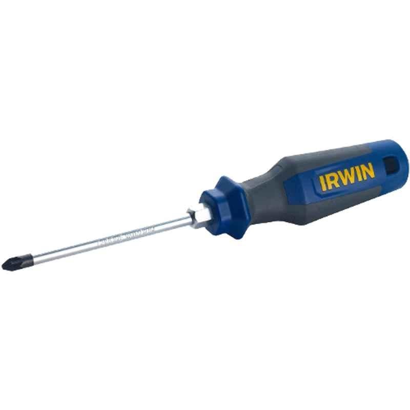 Irwin Pro Comfort PZ 2x100 mm Screwdriver with Hex Bolster, 1951801