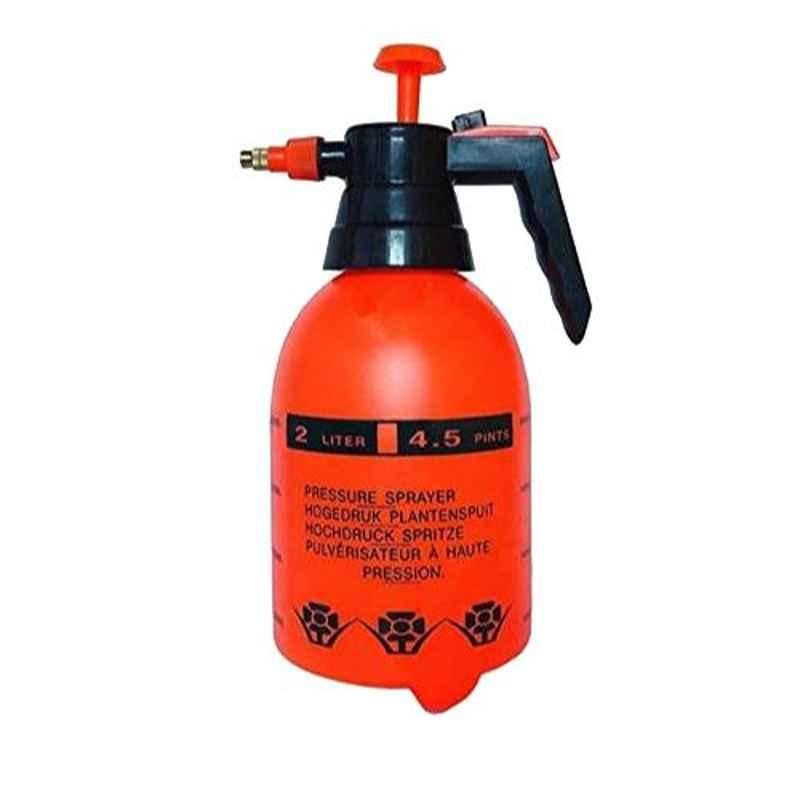 FarmEarth 2L Red Garden Manual Pressure Sprayer for Sanitizer