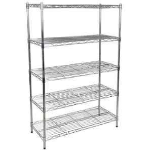 Rackwell 5 Layer Stainless Steel Wire Shelving Rack, RS001