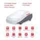 Elegant White & Grey Water Resistant Car Body Cover for Hyundai Accent