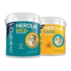Nerolac Excel Top Guard 20 Litre White Exterior Wall Emulsion Paint with Weather, UV & Fade Resistant