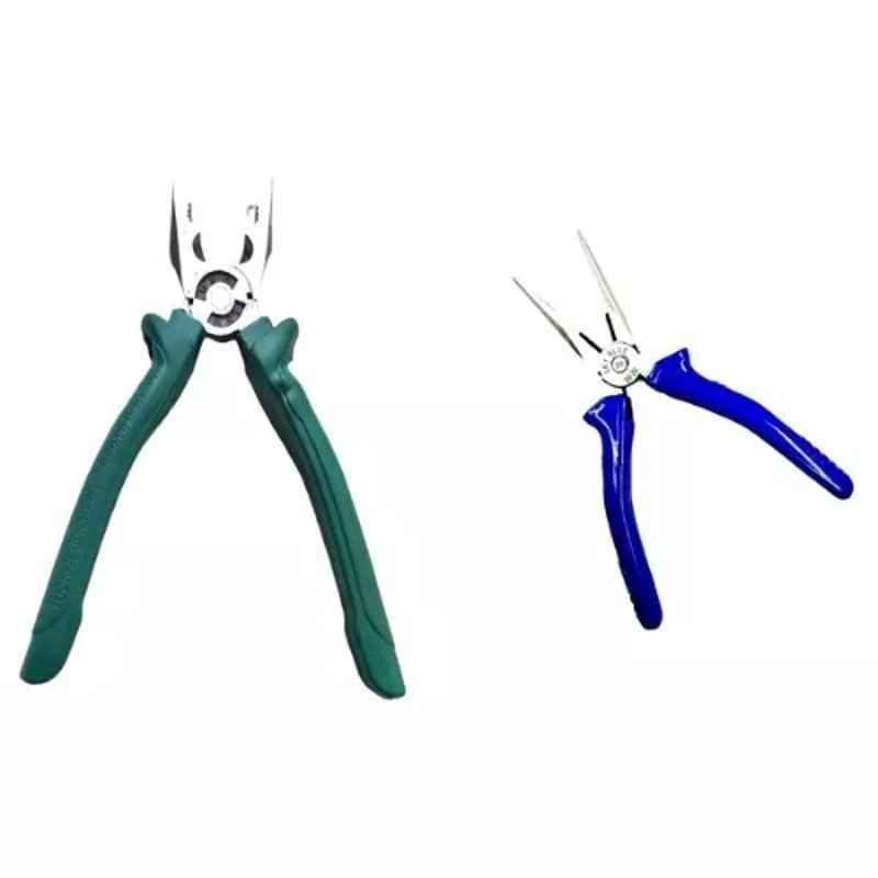 Sky Blue 2 Pcs 7.8 inch Groove Plier Combo, SBE_PLIER_COMBO_MOD_01451