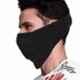 Gliders Black Skin Friendly Cotton Face Mask (Pack of 5)
