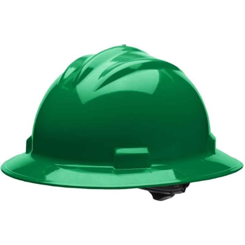 Bullard S71 HDPE Kelly Green Full Brim Helmet