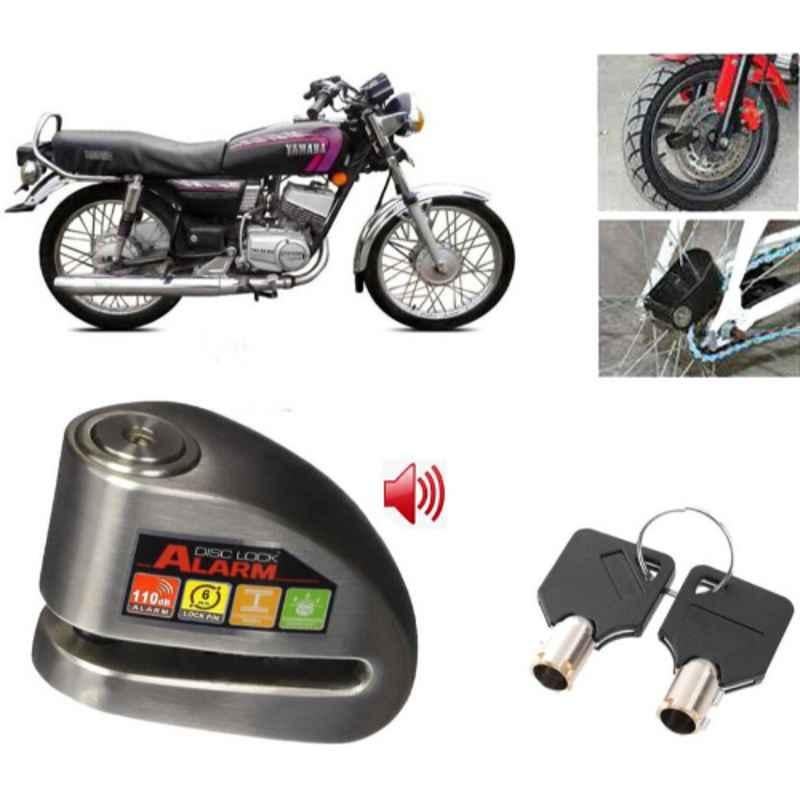Auto Pearl Steel Black Anti-Theft Alarm Disc Brake Lock for RXG, Lock_829