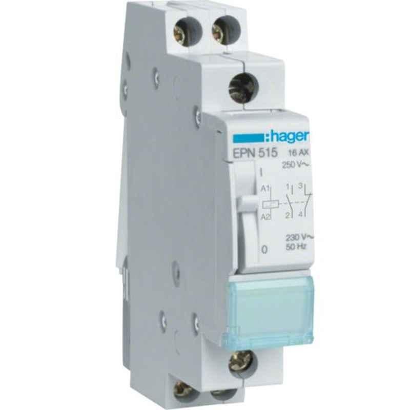 Hager 16A 24V 1NC+1NO Latching Relay, EPN515