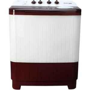 Voltas Beko 7kg Maroon & White Semi Automatic Top Load Washing Machine with Fast Dry, WTT70DBRTF