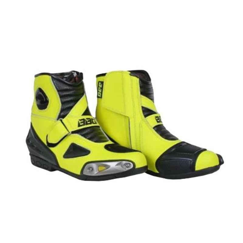 Biking Brotherhood Neon Microfiber Leather Ankle Boot, Size: 12