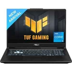 Asus FX706HF-NY040W TUF Gaming F17 AI Powered Graphite Black Laptop with Intel Core i5 11th Gen 11400H 16GB/512GB SSD/Windows 11 Home/NVIDIA GeForce RTX 2050/70W & 17.3 inch Display, 90NR0HC4-M00380