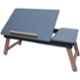 Table Mate 60x27x40cm Wood & Rubber Grey Skull Portable Laptop Table, SKWLT5