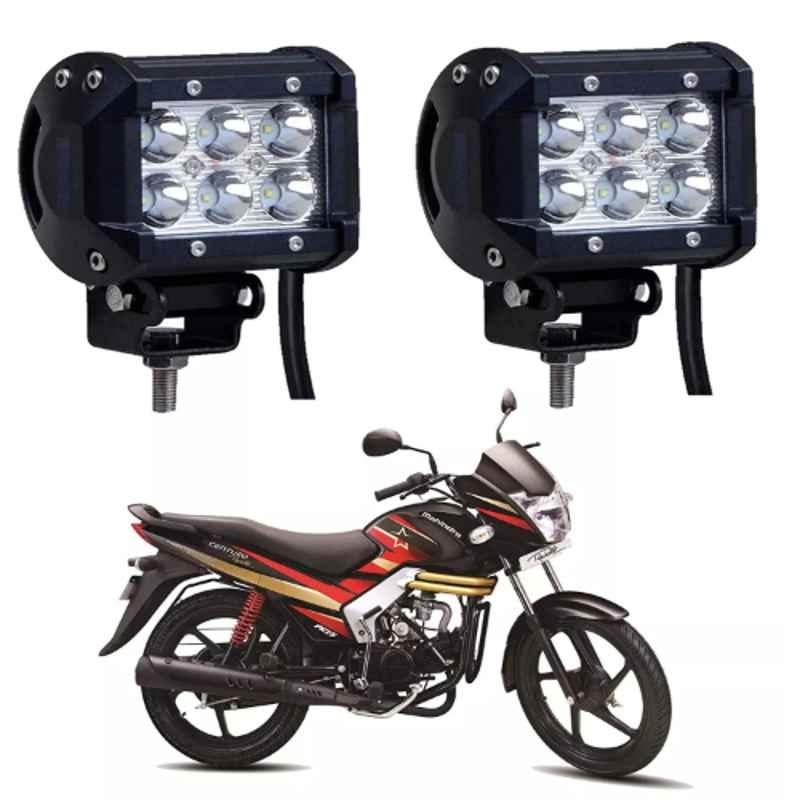 Cartronics 18W 6 LED Aluminum Bar Fog Light for Mahindra Centuro