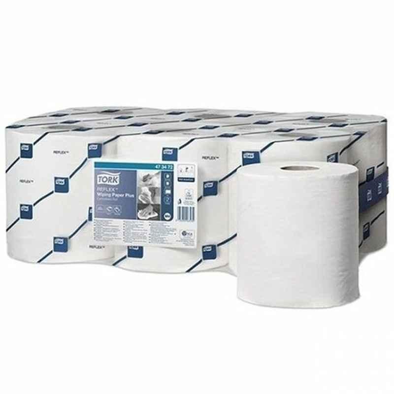 Tork Wiping Roll, 2 Ply, 450 Sheets, 19.4cmx150.8 m
