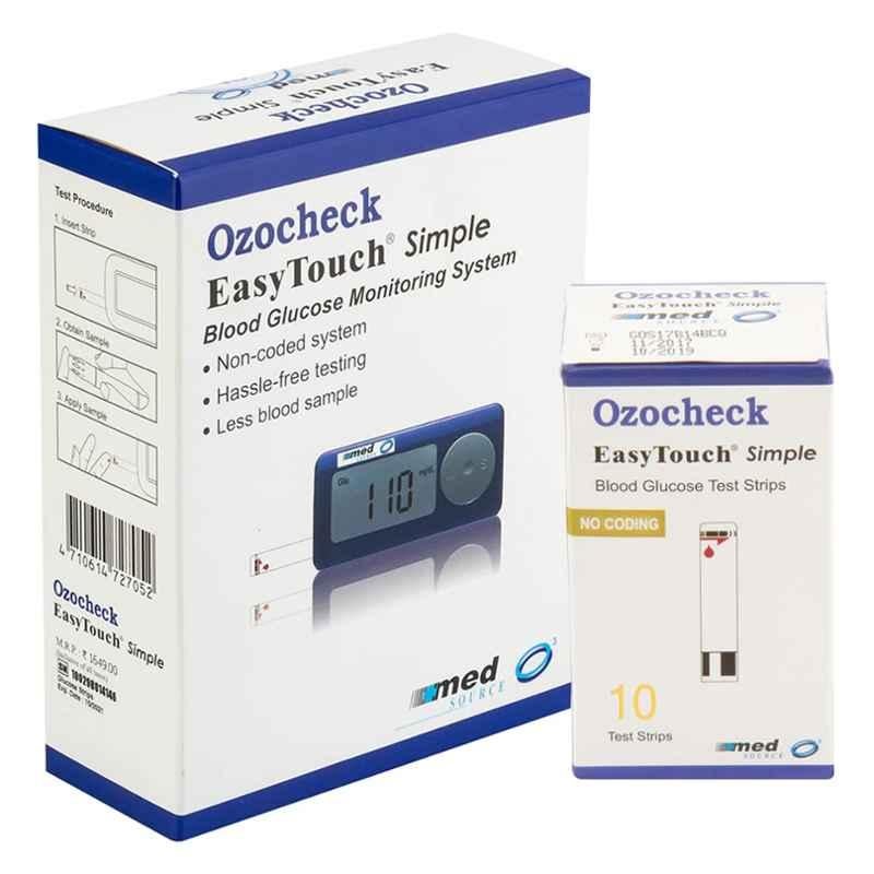Ozocheck Multicolour Blood Sugar Testing Set, OT1GS