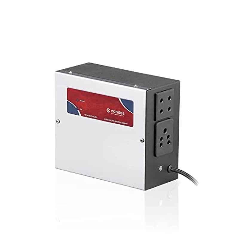 Candes Grey SS Cabinet Wall Mounted Voltage Stabilizer, Working Range: 90 to 300 V