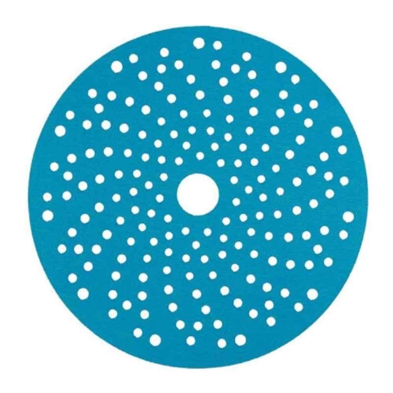 3M Hookit 325U 150mm 80 Multihole Blue Abrasive Disc, 51371
