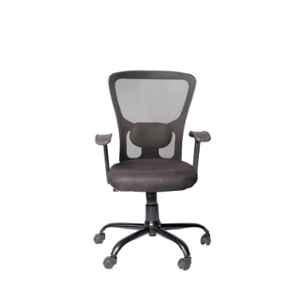 Valley Green Jaaz Nylon Black Medium Back Ergonomic Office Chair