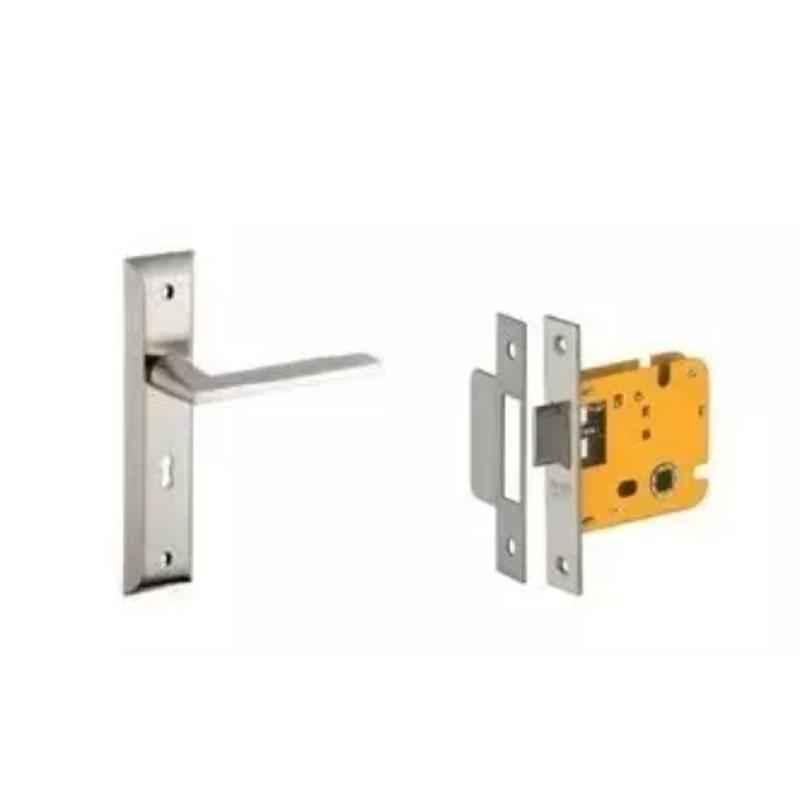 Dorset HL Series Twist 8 inch Stainless Steel Patina Finish Door Handle Lock Set with Mortise Latch (Pack of 3)