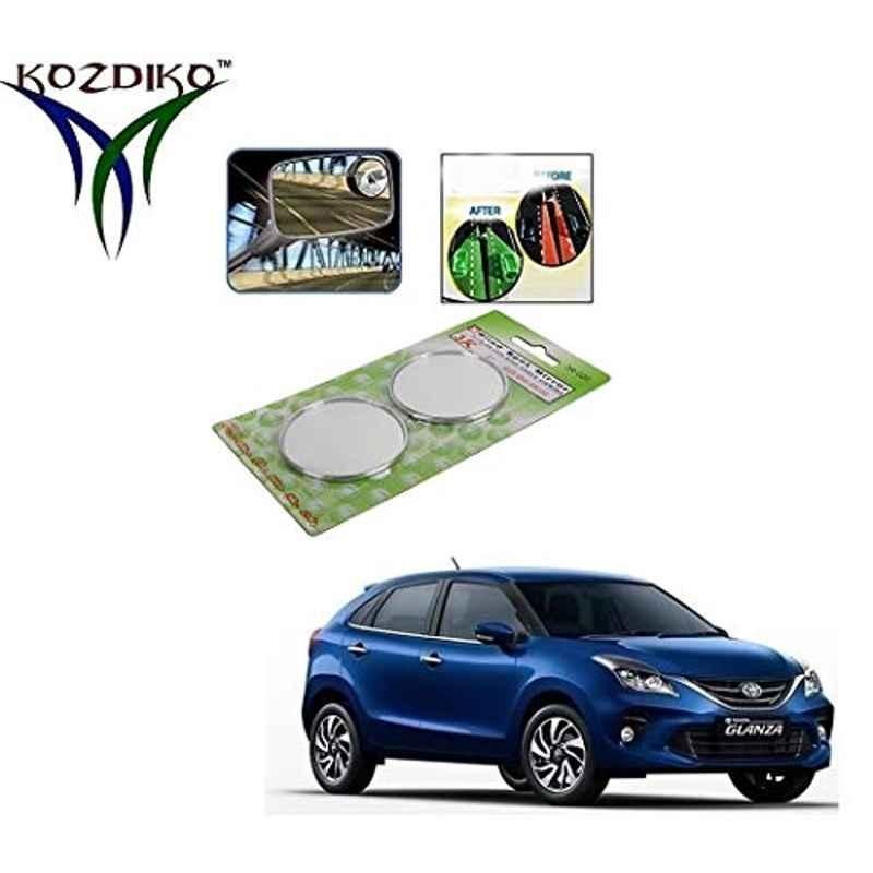 Kozdiko 2 Pcs 3R Round Convex Blind Spot Mirror Set for Toyota Glanza