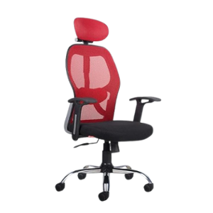 CELLBELL Tauras Lite C100 Mesh High Back Red Ergonomic Chair
