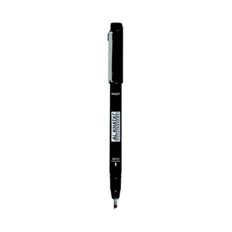 Al Khatat AK-PC100N-BK 1.0mm Black Calligraphy Pen, NDS-103283 (Pack of 12)