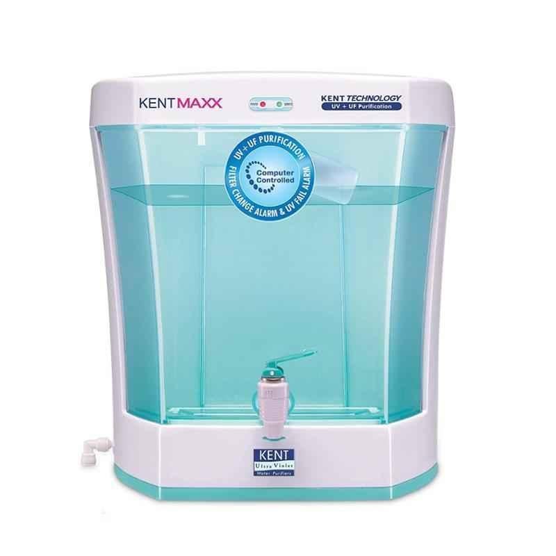 Kent Maxx 7L Wall Mountable Table Top UV+UF Water Purifier with Detachable Storage Tank, 11013