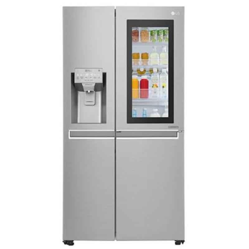 LG 668L Noble Steel Door in Door Inverter Refrigerator, GC-X247CSAV