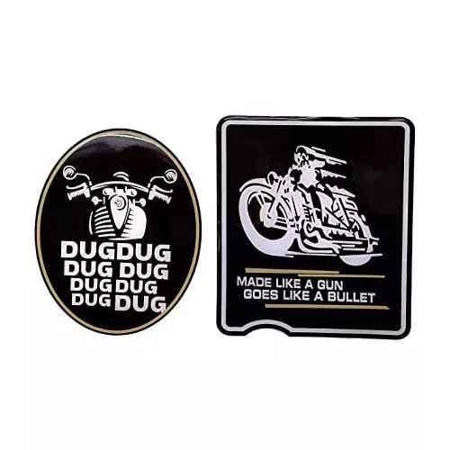 Buy Detachi 3D Emboss Tool Box Battery Cover Bike Sticker Dug