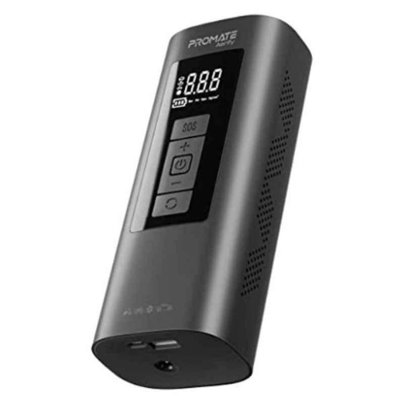 Promate 150PSI 6000mAh Portable Air Compressor with Power Bank, AERIFY