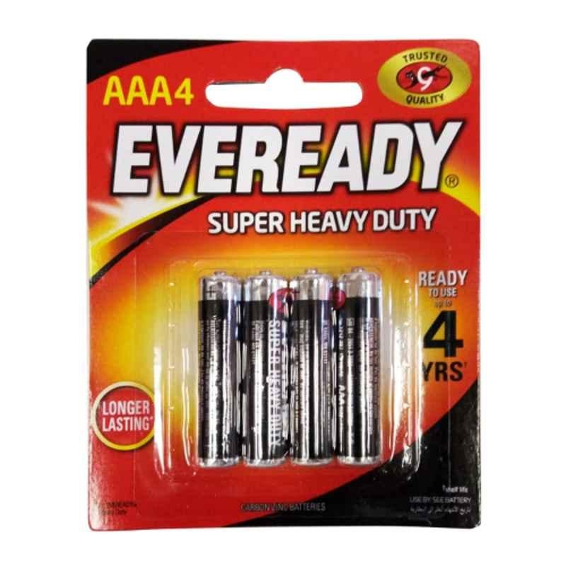 Eveready AAA Zinc Super Heavy Duty Battery, 1212-BP4 (Pack of 4)