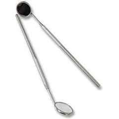 Forgesy 12 Pcs Stainless Steel Silver Dental Elevator Mouth Mirror with Handle Set, DH4554