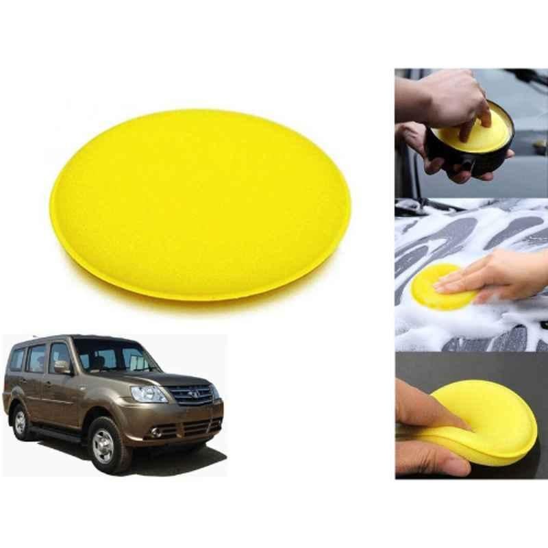 Auto Pearl Polyurethane Beige Washing & Waxing Polish Foam Sponge for Sumo Grand Dicor 2009-2012