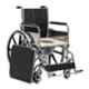 VMS Deluxe 100kg Steel Black Foldable Commode Cum Wheelchair, VWE-1042