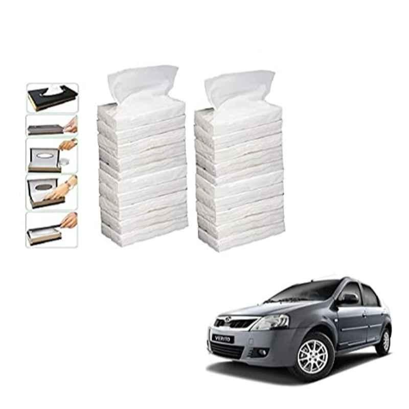 Kozdiko 100 Pulls Dispenser Box Refiller Tissue Paper with 200 Sheets for Mahindra Verito (Pack of 20)