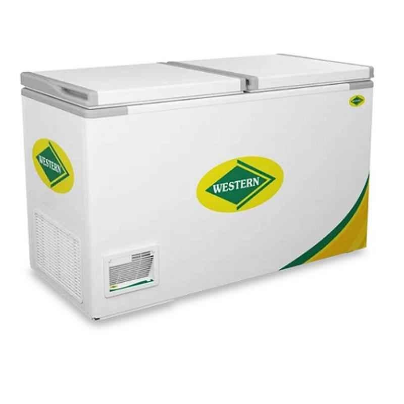 western freezer double door