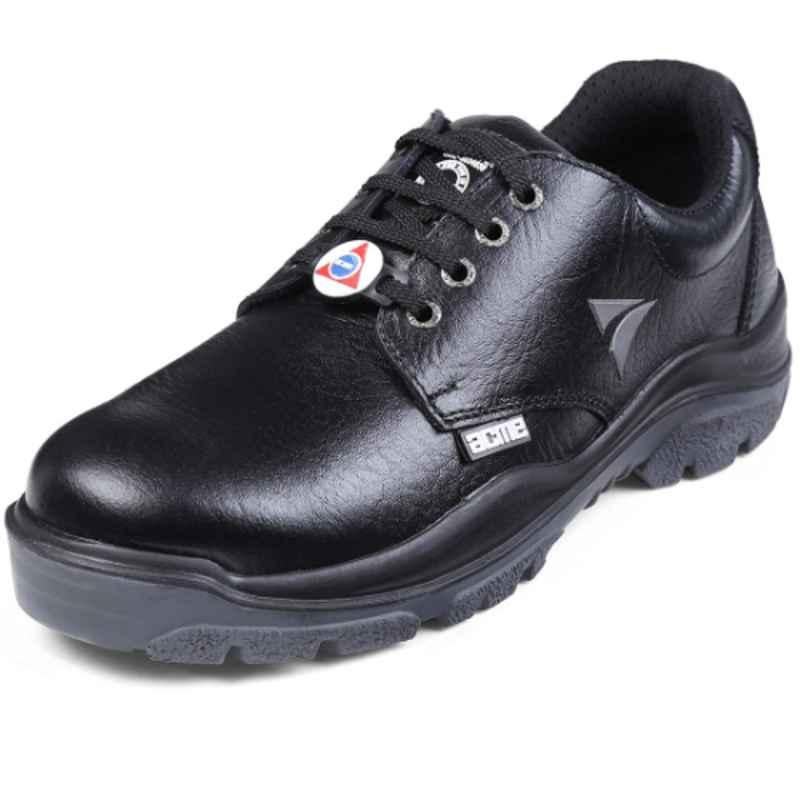Acme Ketone Steel Toe Black Work Safety Shoes, AP-8, Size: 6