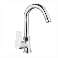 Fastgear Elixir Brass Chrome Finish Silver Sink Tap, FG1253