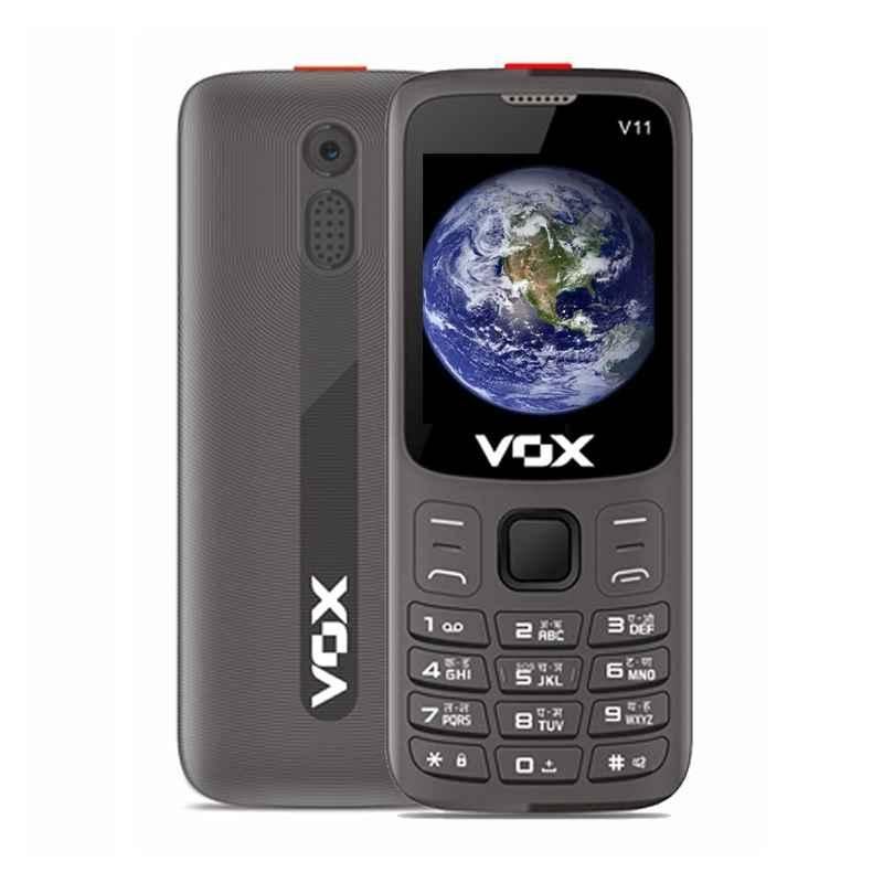Vox V11 1.8 Inch Red Multimedia Keypad Feature Phone, V11-RED