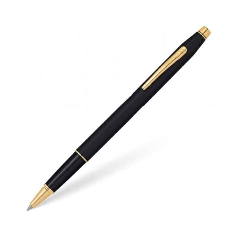 Cross Classic Century Black Ink Roller Ball Pen with 1 Pc Black Gel Ink Refill Set, AT0085-110